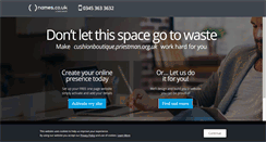 Desktop Screenshot of cushionboutique.priestman.org.uk