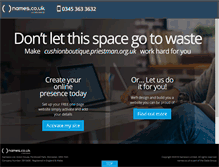 Tablet Screenshot of cushionboutique.priestman.org.uk